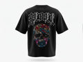 Rebel Crystal Skull Oversized Streetwear Tee