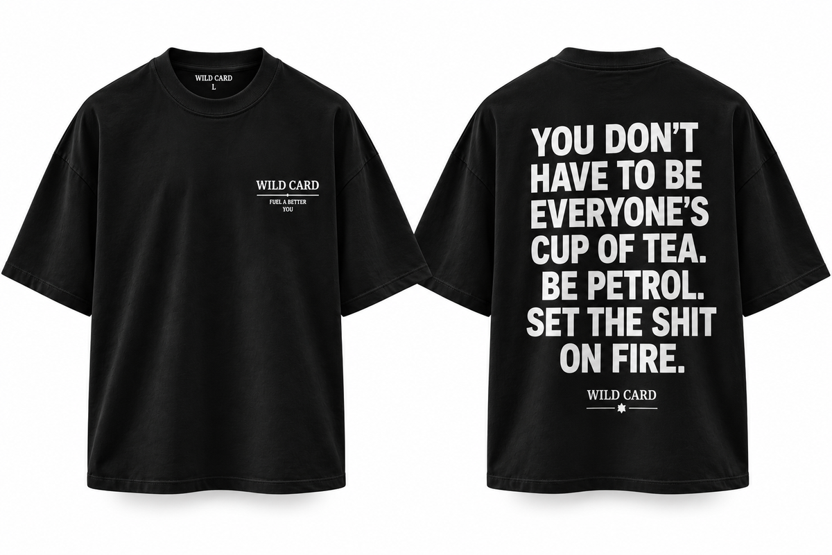 Be Petrol Oversized Statement T-Shirt