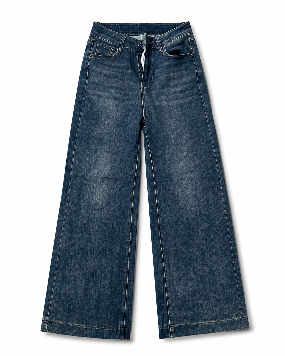 Midnight Indigo High-Rise Wide-Leg Jeans – product image 1