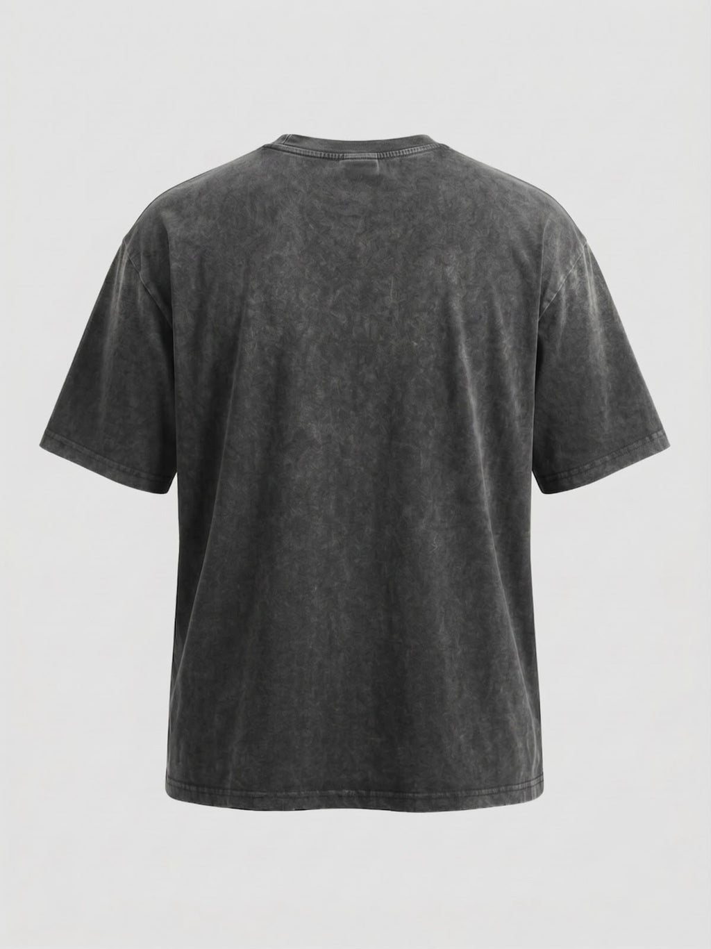Lost In Style Washed Oversized Graphic T-Shirt – Charcoal Grey