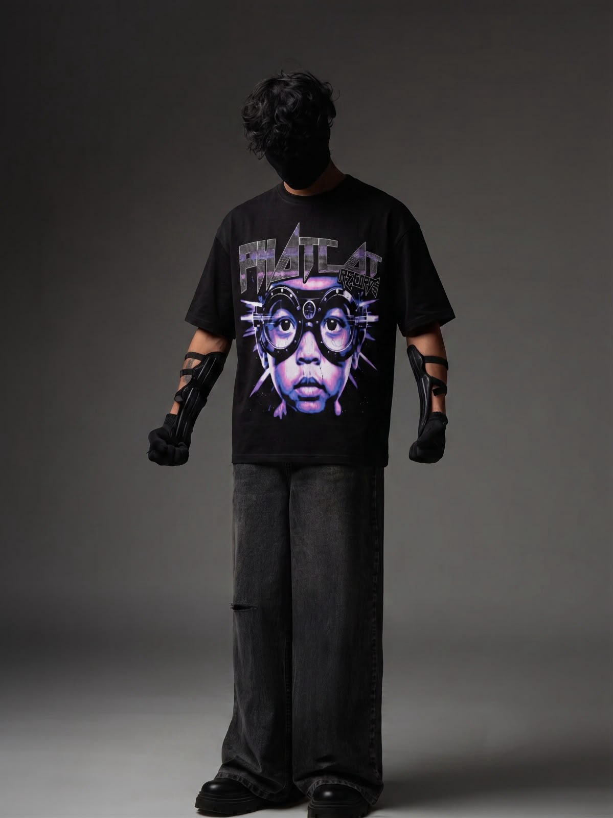 The Future Is Ours Rhinestone Streetwear Tee