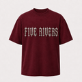 Punjab Five Rivers Oversized T-Shirt – Maroon