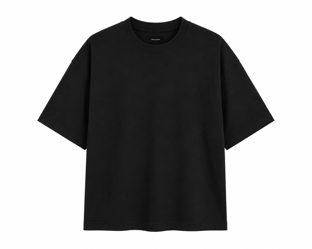Heavyweight Cotton French Terry Drop Shoulder T-Shirts – 240 GSM, 100% Cotton
