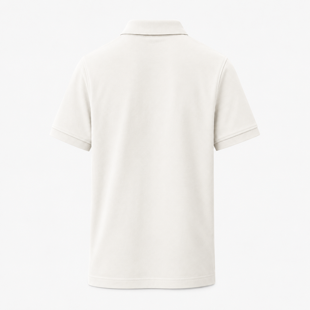 Wildcard Take the Risk Off-White Polo T-Shirt