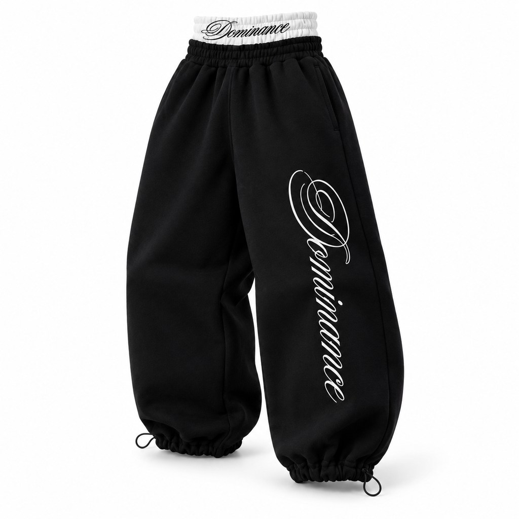 Dominance Barrel Trackpants – Black