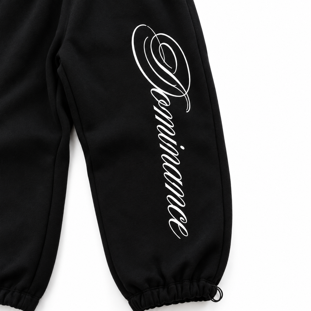 Dominance Barrel Trackpants – Black
