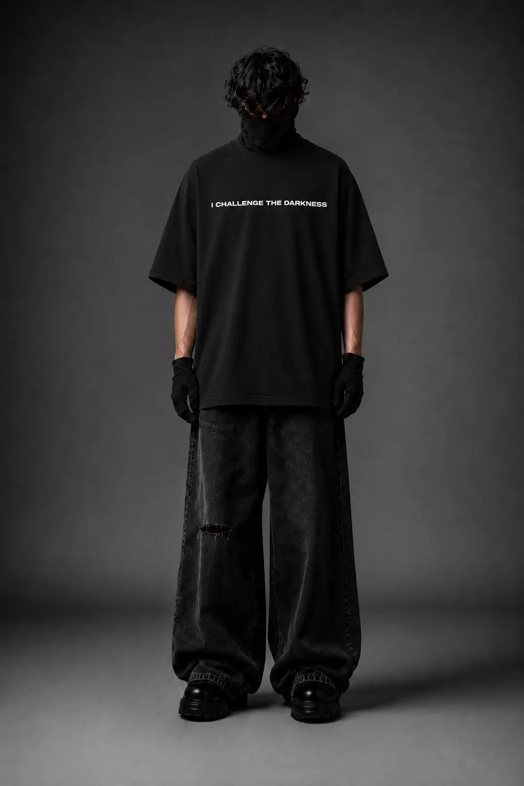 I Challenge the Darkness – Jaswant Singh Khalra Oversized Graphic T-Shirt Wild Card