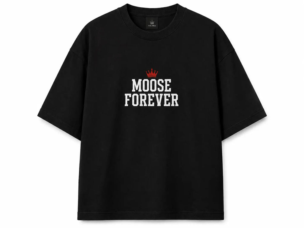 Moose Forever – Oversized Graphic T-Shirt Wild Card