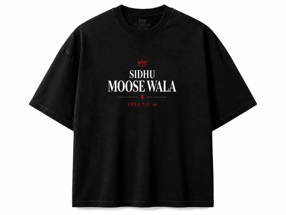 Legends Never Die – Sidhu Moose Wala Oversized T-Shirt Wild Card