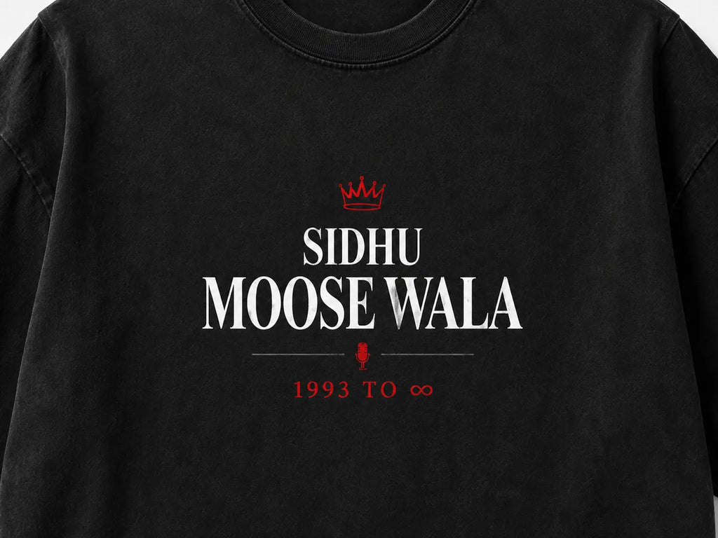 Legends Never Die – Sidhu Moose Wala Oversized T-Shirt Wild Card