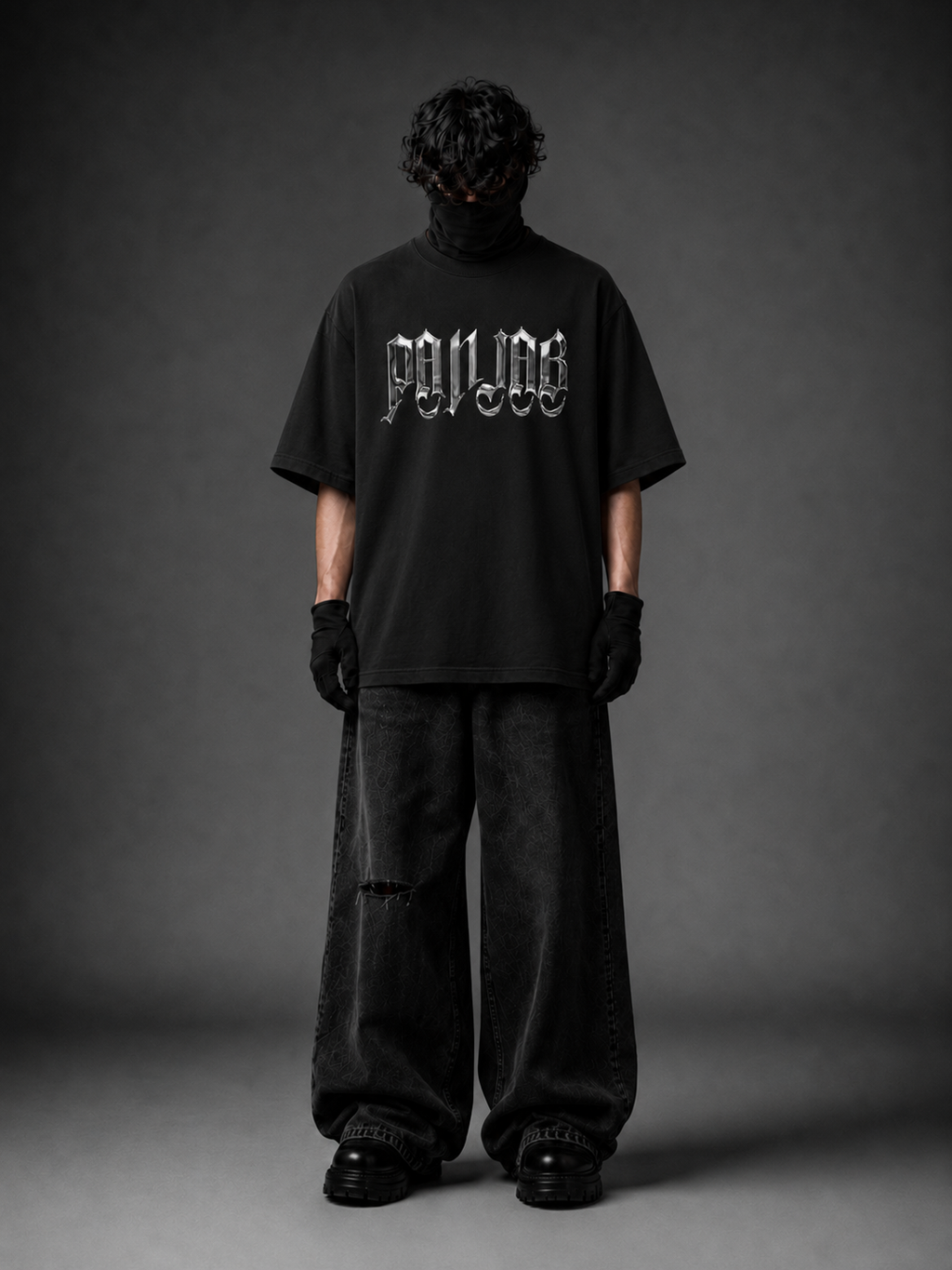 Punjab Roots Oversized Graphic T-Shirt