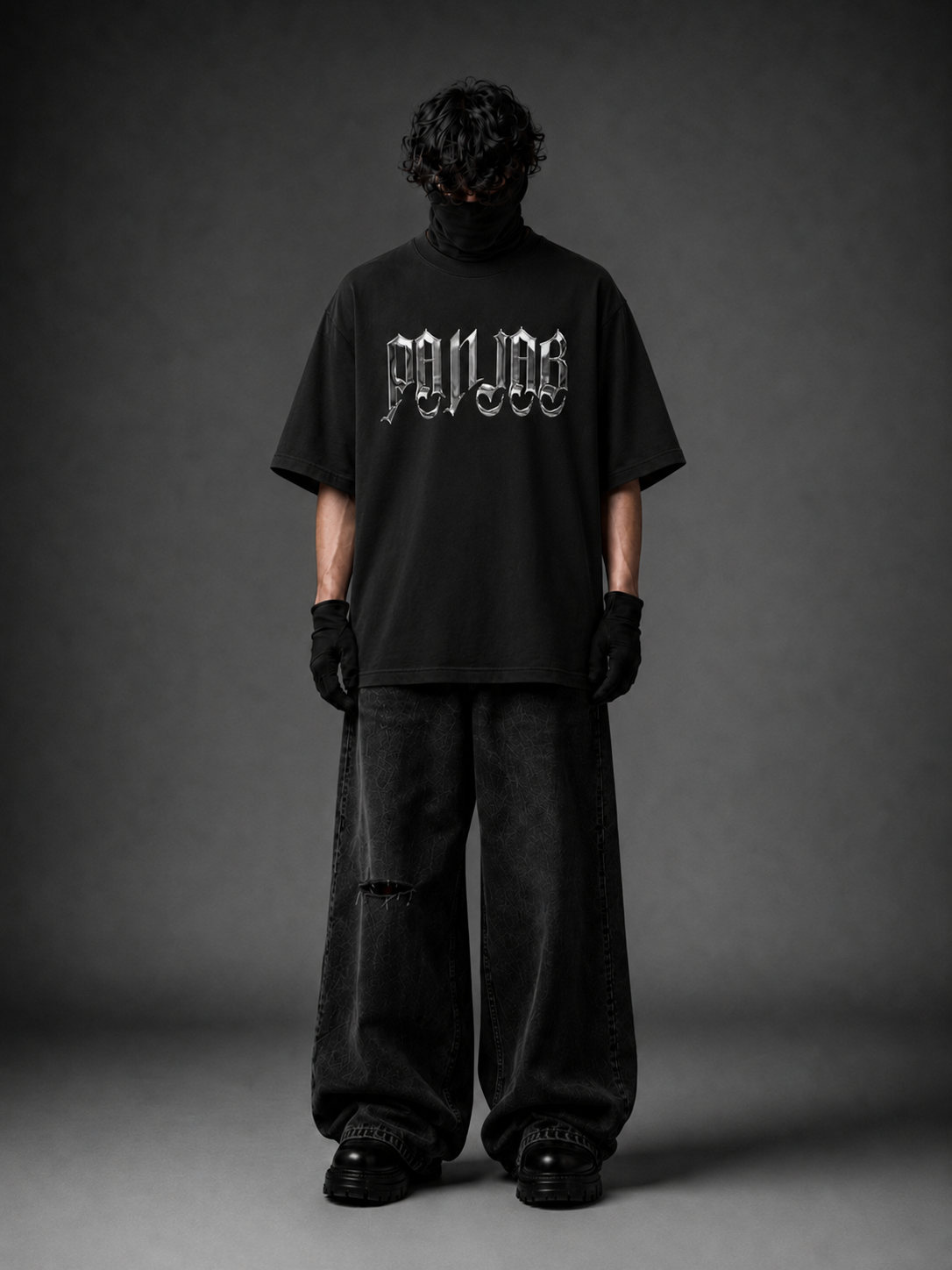 Punjab Roots Oversized Graphic T-Shirt
