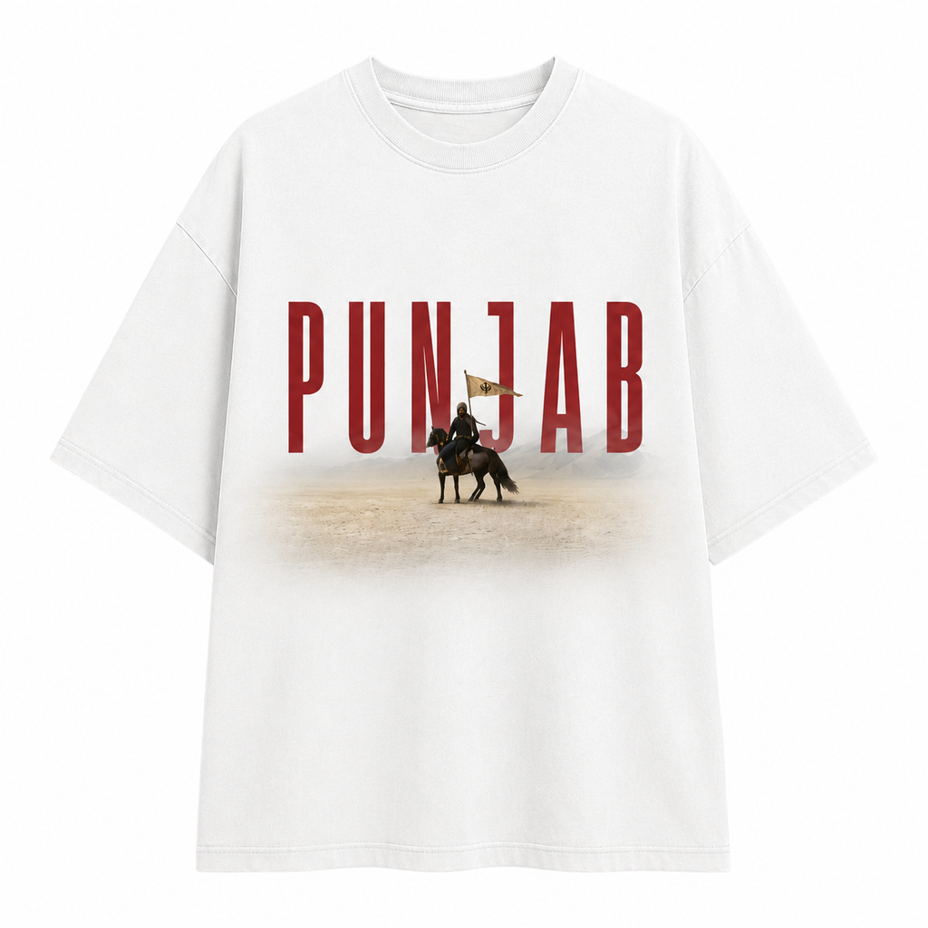 Punjab Legacy Oversized Graphic T-Shirt