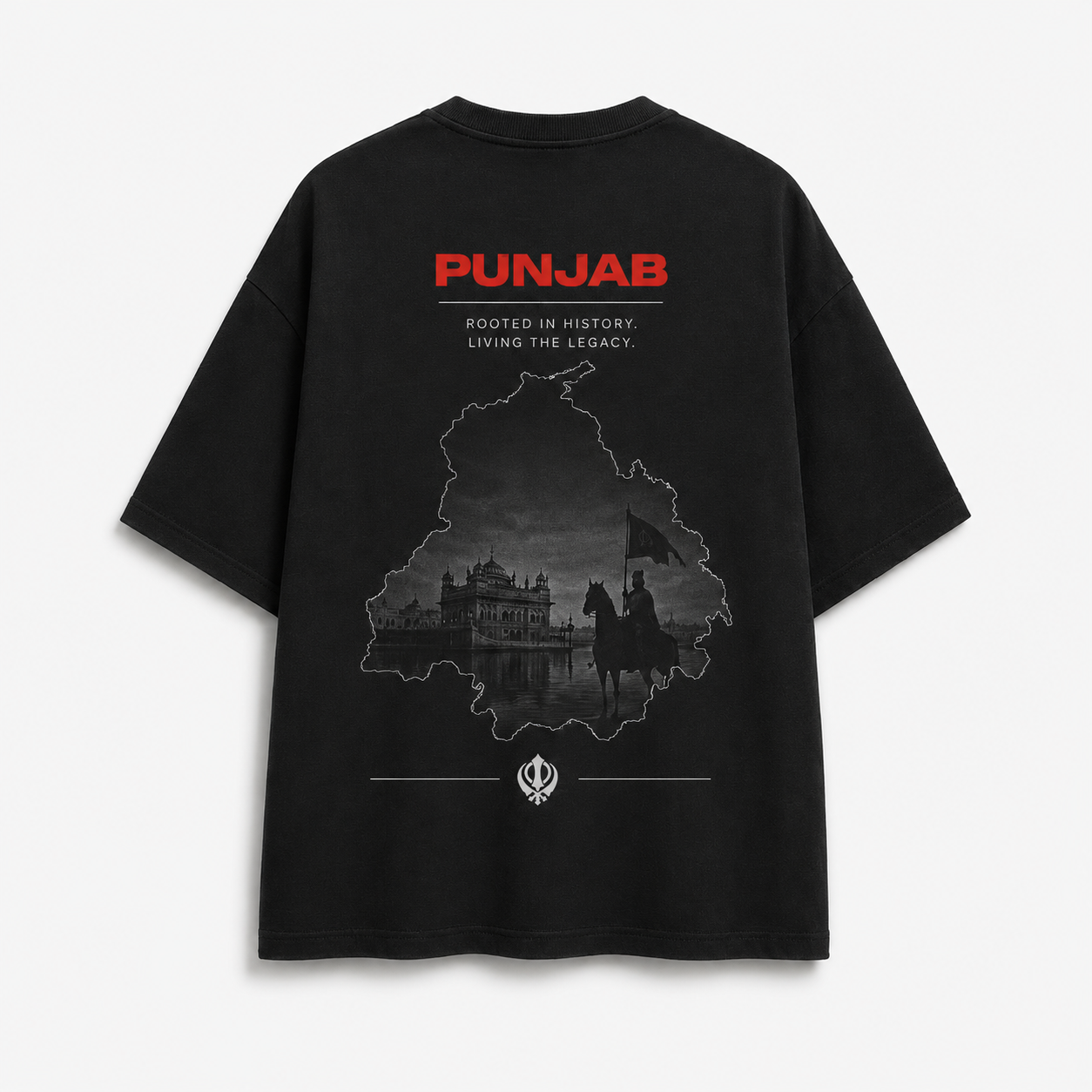 Punjab Without Fear Oversized Graphic T-Shirt