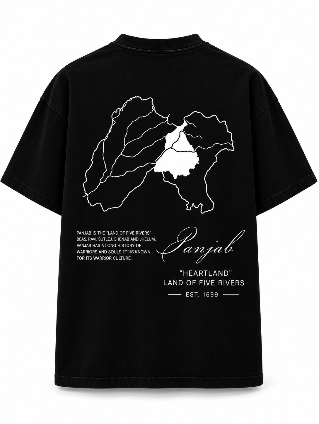 Panjab Heartland – Land of Five Rivers Oversized T-Shirt
