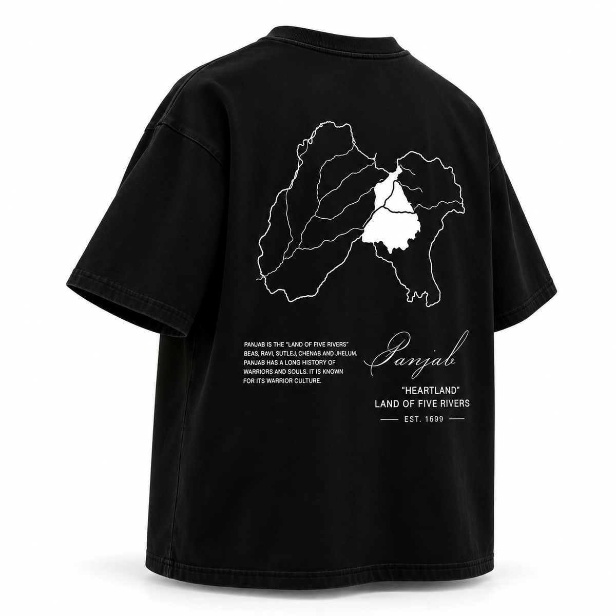 Panjab Heartland – Land of Five Rivers Oversized T-Shirt