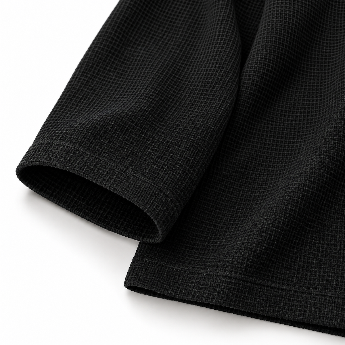 Essential 240 GSM Waffle Knit Boxy Full Sleeve T-Shirt