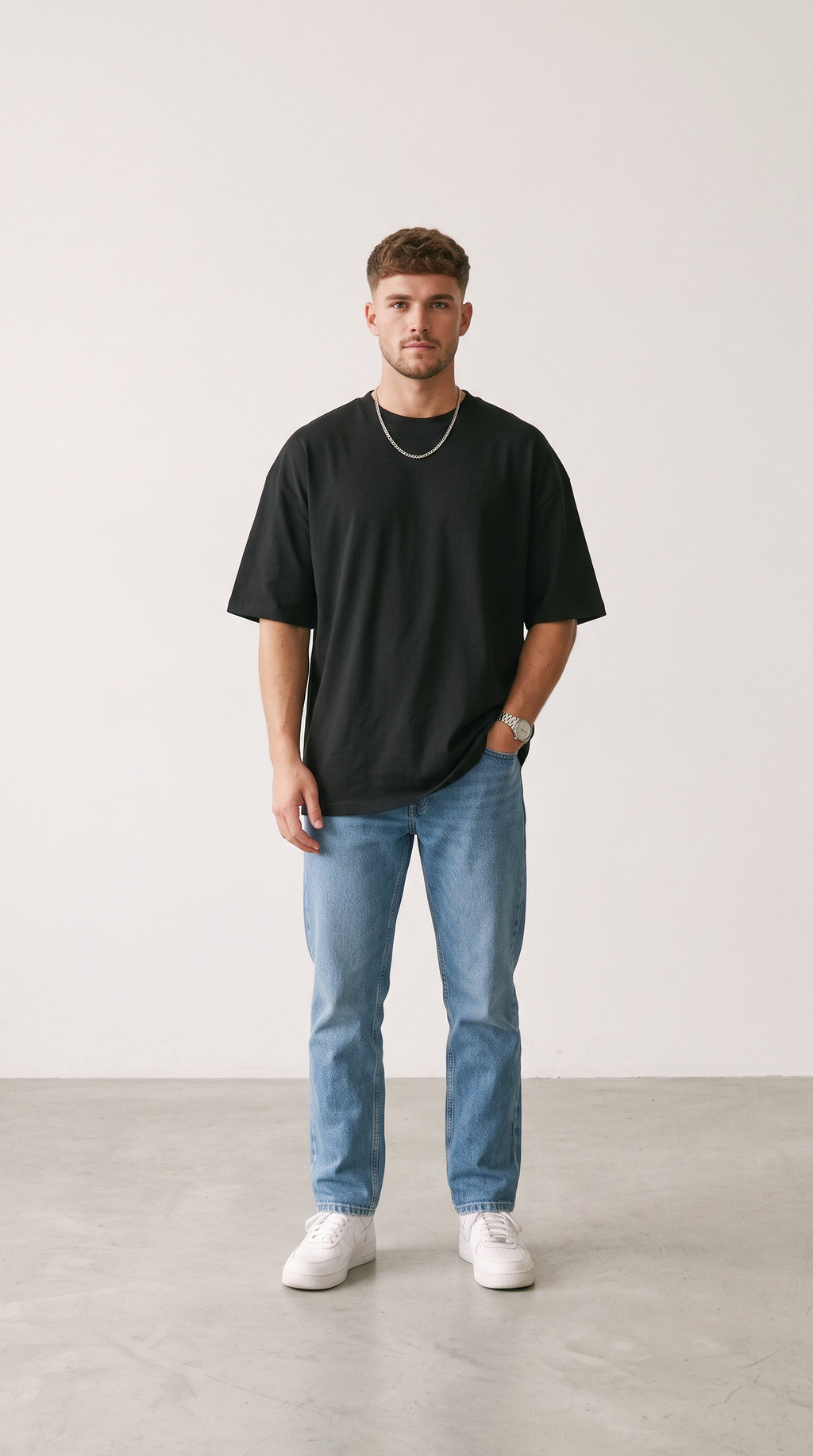 Heavyweight Cotton French Terry Drop Shoulder T-Shirts – 240 GSM, 100% Cotton