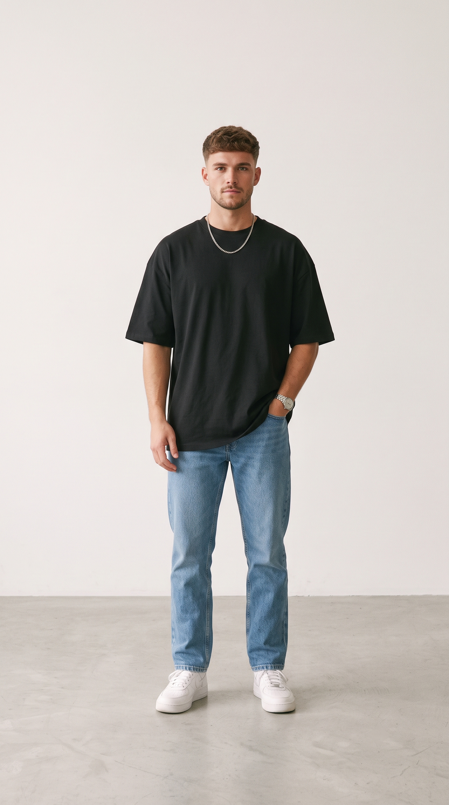 Heavyweight Cotton French Terry Drop Shoulder T-Shirts – 240 GSM, 100% Cotton