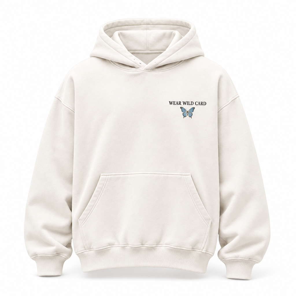 Good Things Take Time Rose & Butterfly Hoodie