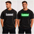 FAHHHHH! Glow in the Dark Graphic Oversized T-Shirt