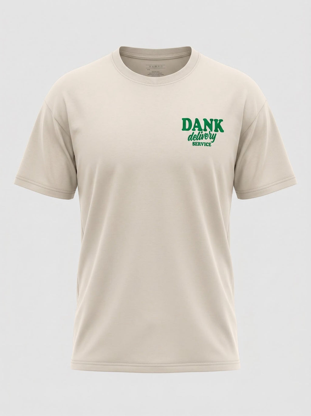 Dank Delivery Cream Oversized Streetwear Tee