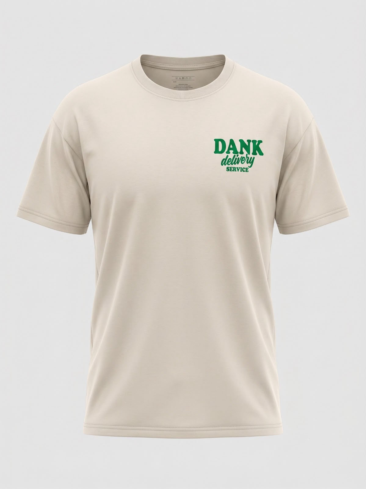 Dank Delivery Cream Oversized Streetwear Tee