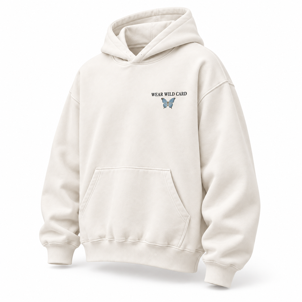 Good Things Take Time Rose & Butterfly Hoodie
