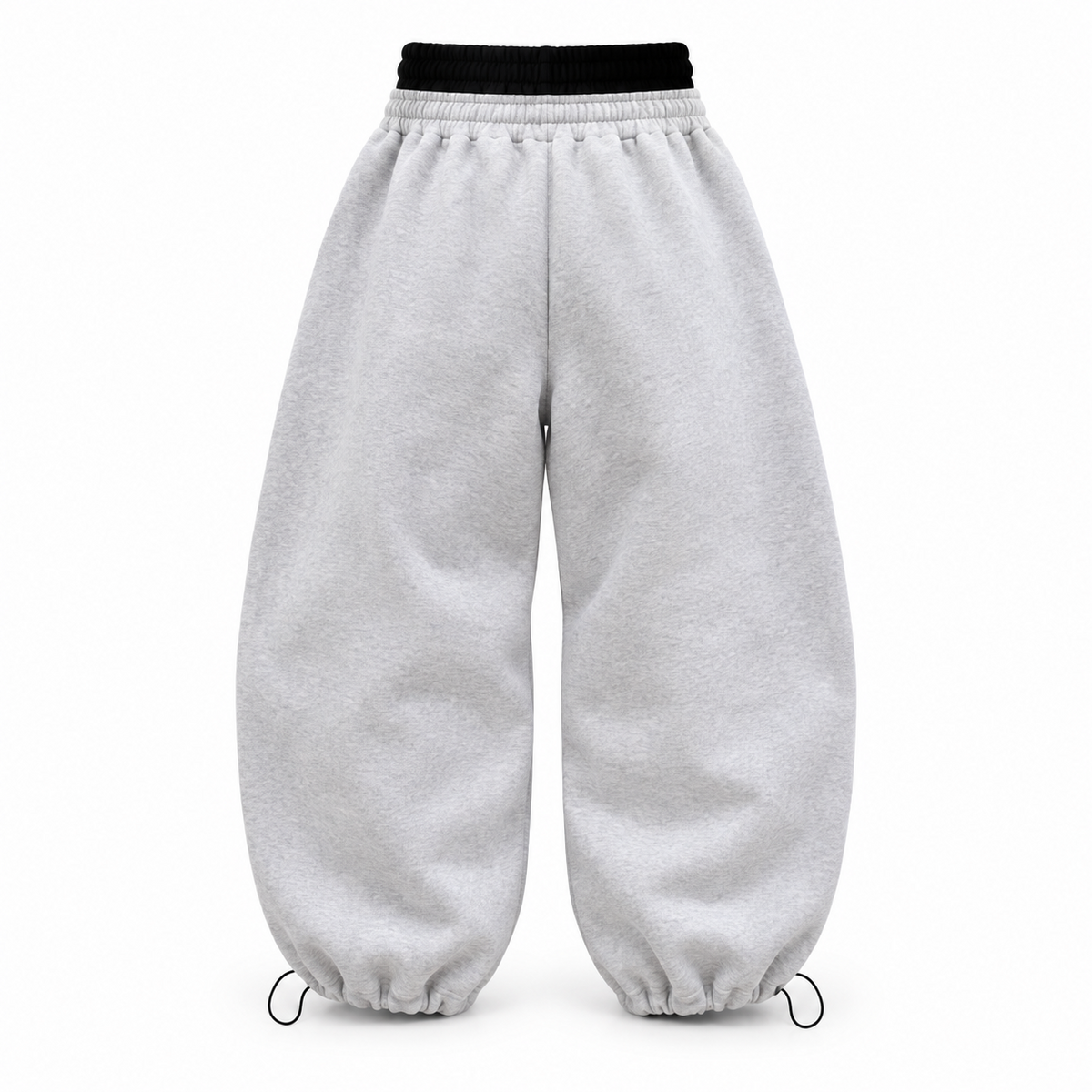 Dominance grey barrel trackpants back view