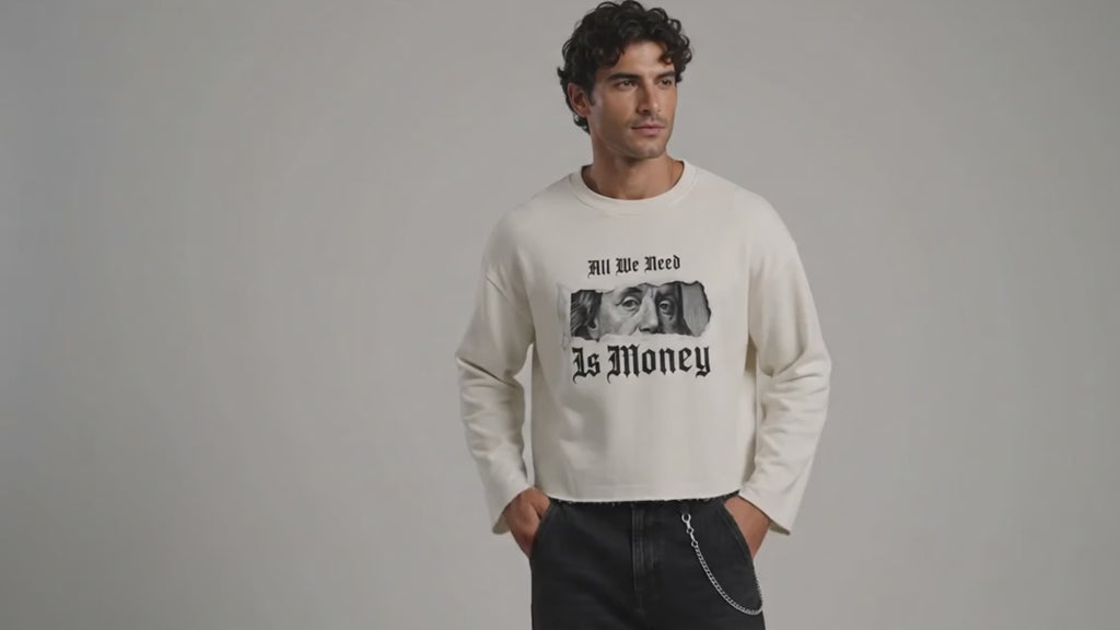 All We Need is Money Waffle Knit Tee