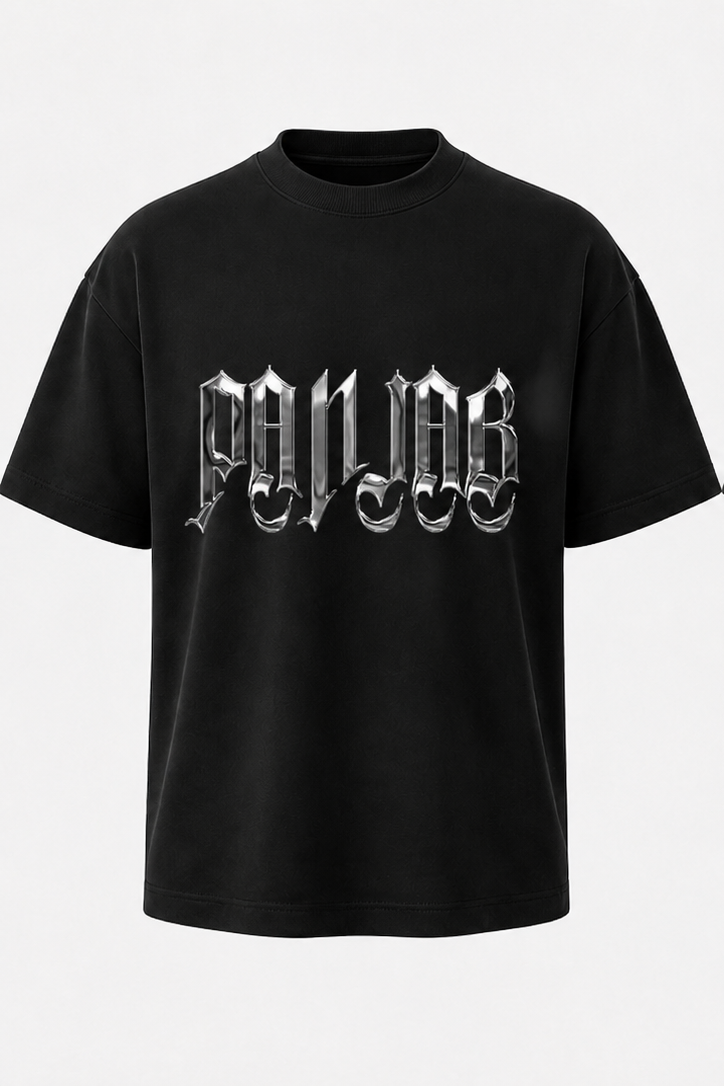 Punjab Roots Oversized Graphic T-Shirt